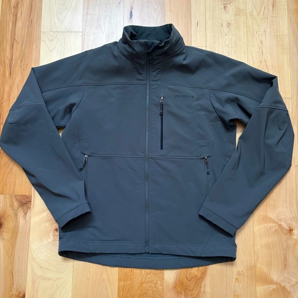 Patagonia Men’s Guide Jacket Softshell Gray Hiking Outdoor - Picture 1 of 10